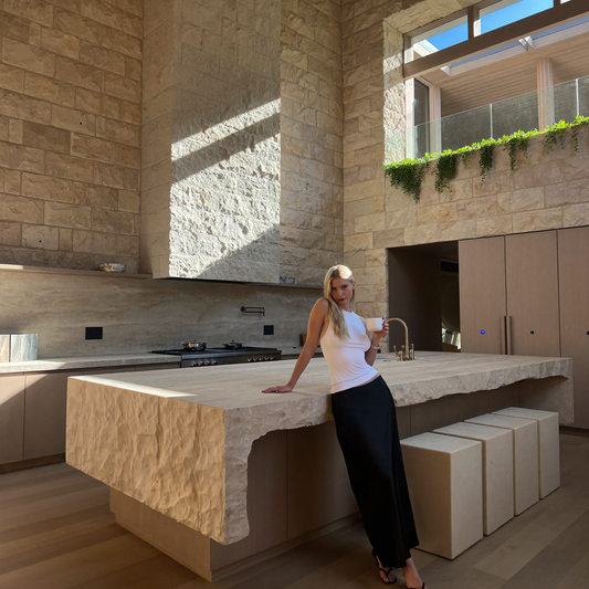 Luxury apartment combining curated furniture with tailored design decisions