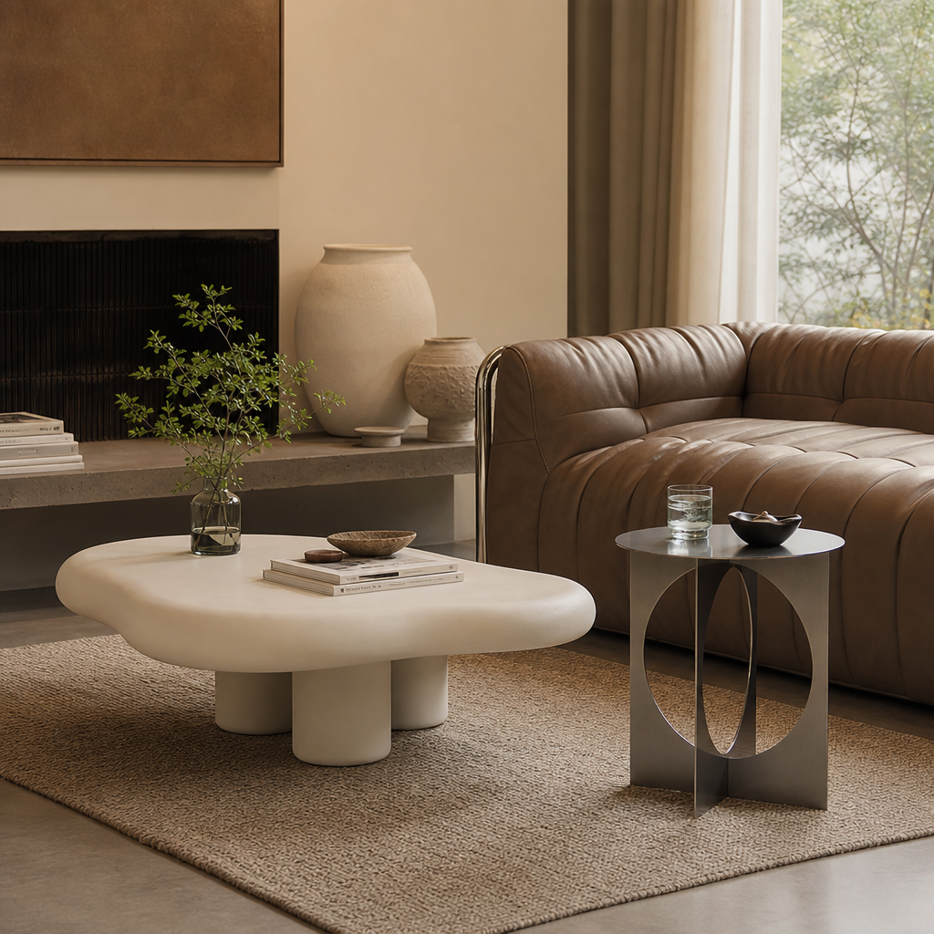 Omogenea Chrome Side Table