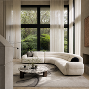 Santuario Boucle L-Shaped Sectional Sofa