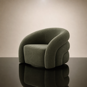 Semplicità Suede Lounge Chair