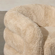 Aderente Fur Lounge Chair - DorsaAderente Fur Lounge ChairBeige