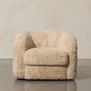 Aderente Fur Lounge Chair - DorsaAderente Fur Lounge ChairGray