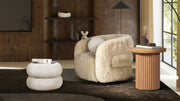 Aderente Fur Lounge Chair - DorsaAderente Fur Lounge ChairGray