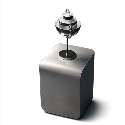 Adresia Chrome Matte Side Table