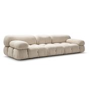Front product view of the Nuvola Modular Boucle Sofa by DORSA