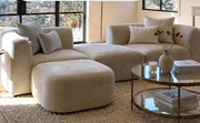 DORSA Mollis sand modular sofa in neutral interior