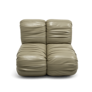 Front product view of the Ground Low Chair by DORSA