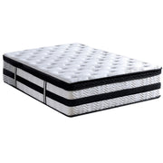 NOCTE Performance Mattress in white with sculpted quilted top and deep upholstered side profile