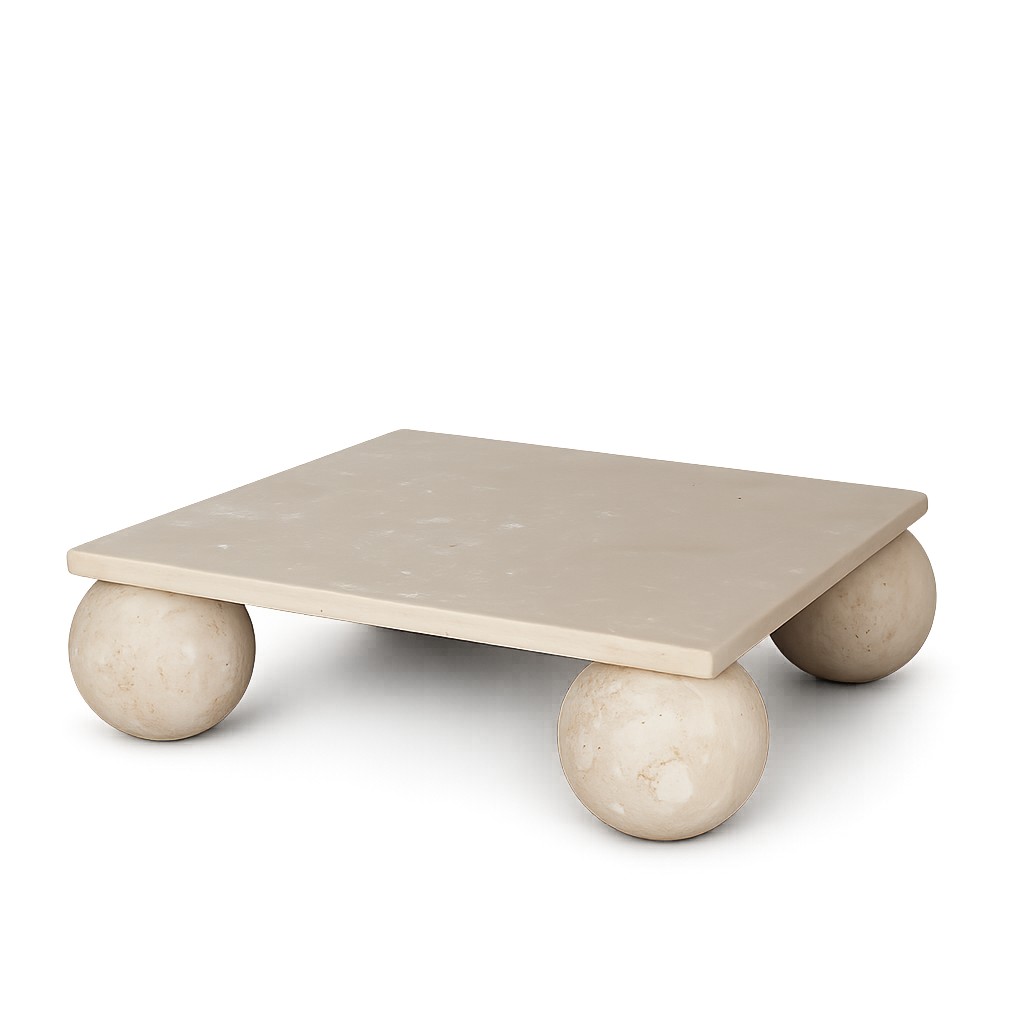 Pallo Travertine Coffee Table