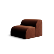 Front product view of the Plinthera Lounge Chair by DORSA