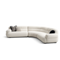 Santuario Boucle L-Shaped Sectional Sofa