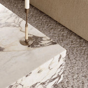 Solida Low Pure Marble Table - DorsaSolida Low Pure Marble Table